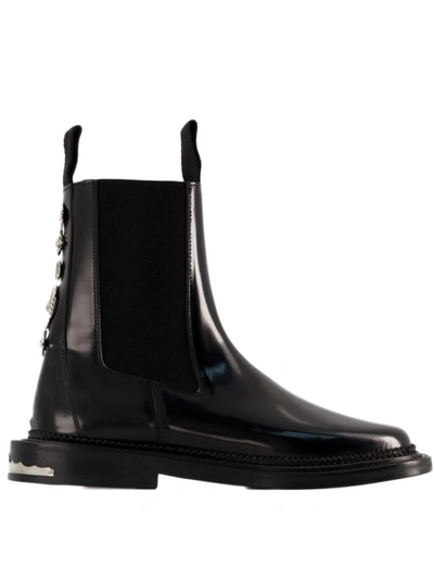 Shop Toga Virilis Boots - Leather - Black