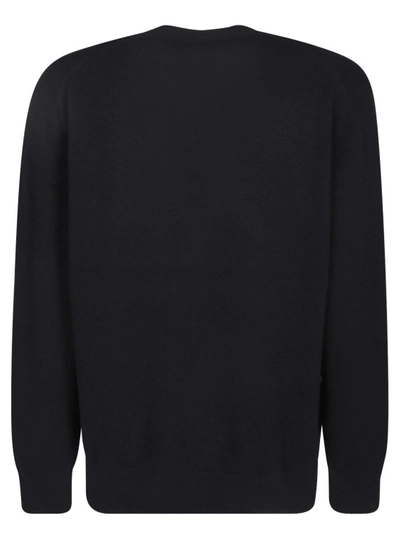 Shop Acne Studios Black Wool Cardigan