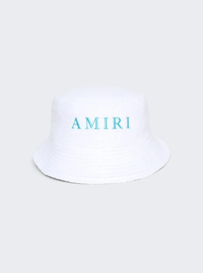 Shop Amiri Eden Rock Airbrush Reversible Bucket Hat In Multicolor