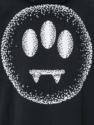 Shop Barrow Logo Print Cotton Sweatshirt In Black