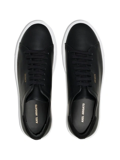 Shop Axel Arigato Black Leather Sneakers