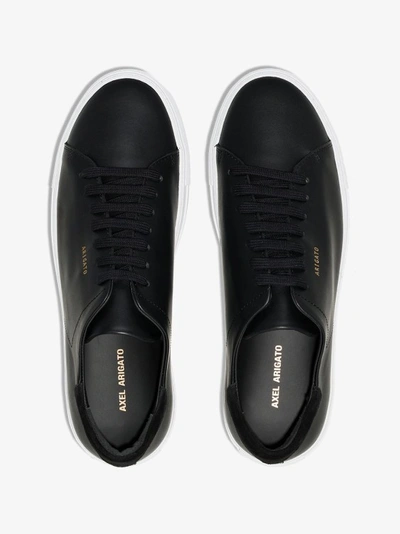 Shop Axel Arigato Black Leather Sneakers