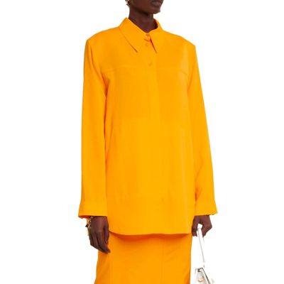 Shop Jacquemus Passio Shirt In Orange