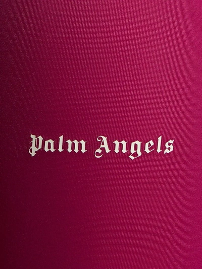 Shop Palm Angels Stretch Jersey Leggings In Pink