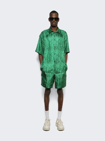 Shop Givenchy Formal Elastic Shorts In Green