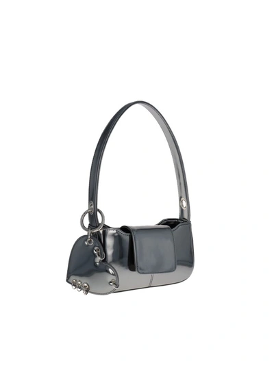 Shop Justine Clenquet Dylan Bag In Silver