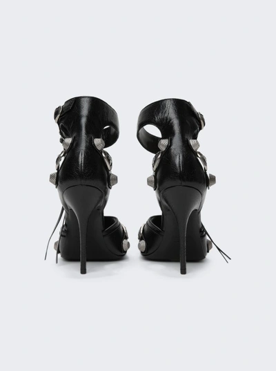 Shop Balenciaga Cagole High Heel Sandals In Black