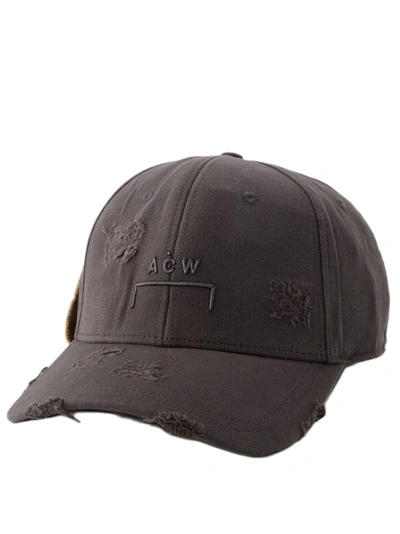 Shop A-cold-wall* Ando Cap - Cotton - Grey