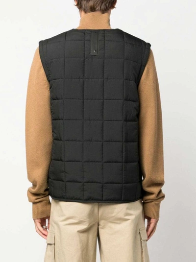 Shop Rains Liner Vest In Black