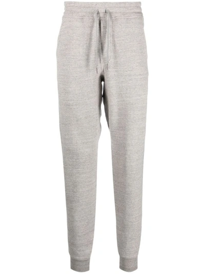 Shop Tom Ford Grey Cotton Trousers