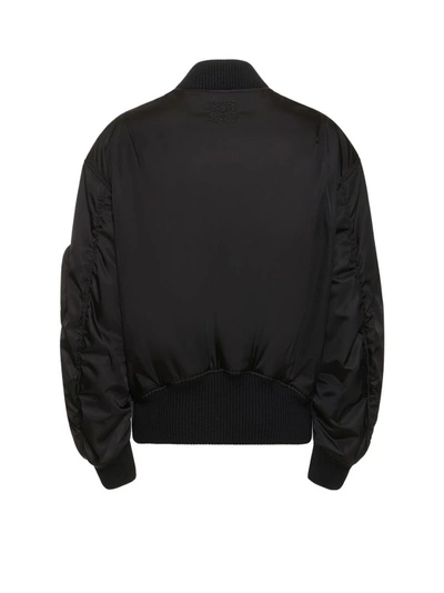 Shop Off-white Black Padded Nylon Jacket