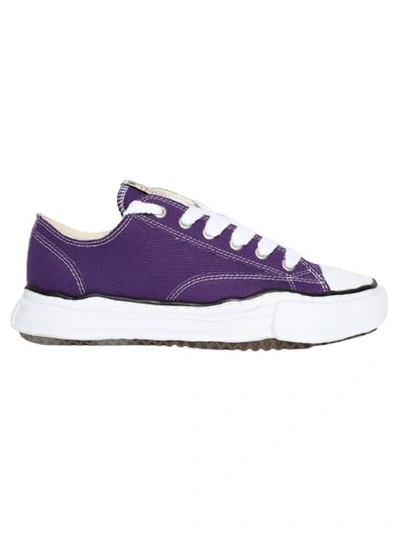 Shop Miharayasuhiro Peterson Canvas Low Top Sneakers In Purple