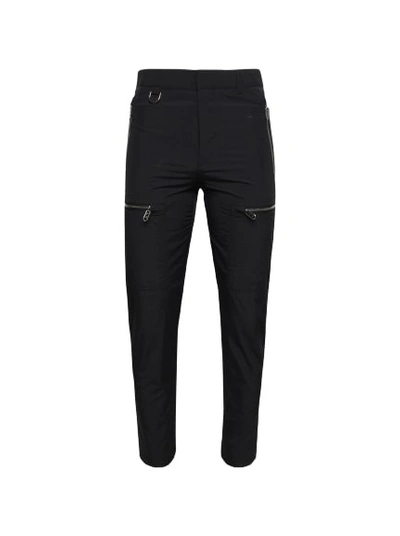Shop Fendi Tech Nylon Pants In Black