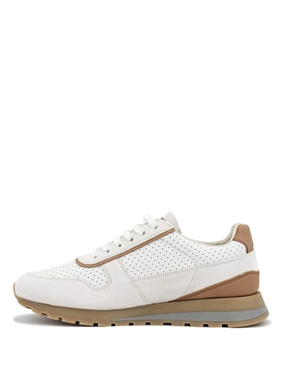 Shop Brunello Cucinelli Runners Sneakers In White