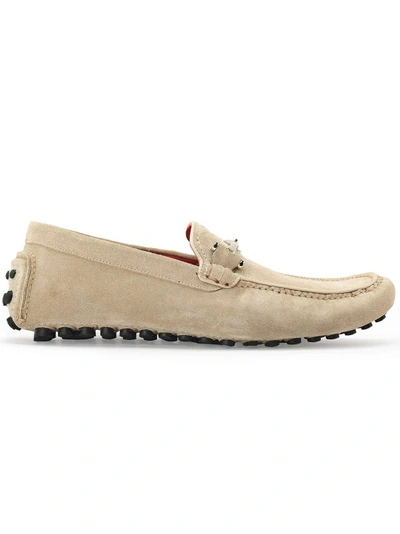 Shop Alexander 1910 Driver Estoril - Beige Mocassins In Neutrals