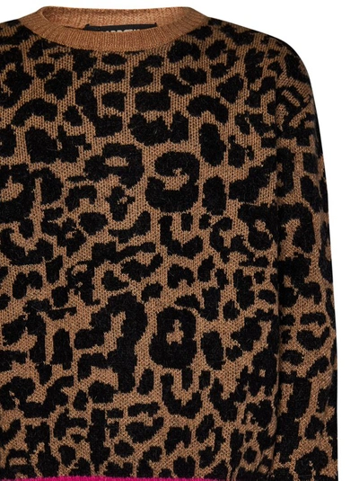 Shop Barrow Spotted Brown Print Pullover