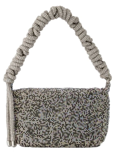 Shop Kara Crystal Mesh Bag - Polyester - Black Pixel