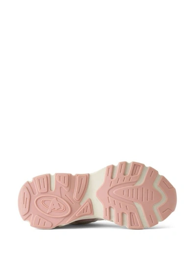 Shop Axel Arigato Pink Chunky Sole Sneakers