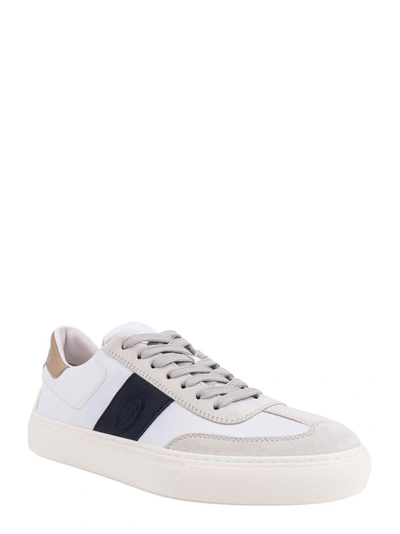 Shop Tod's White Leather And Suede Sneakers