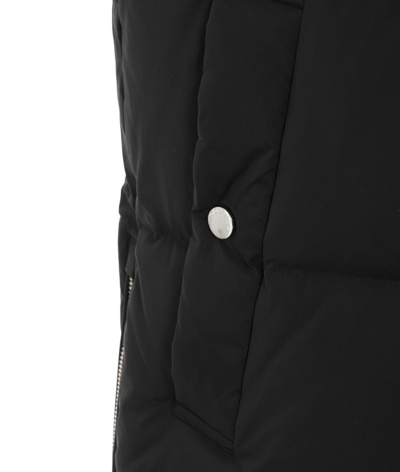 Shop Woolrich Down Vest "alsea" In Black