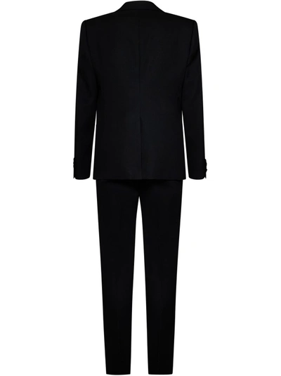 Shop Alexander Mcqueen Black Tuxedo Suit