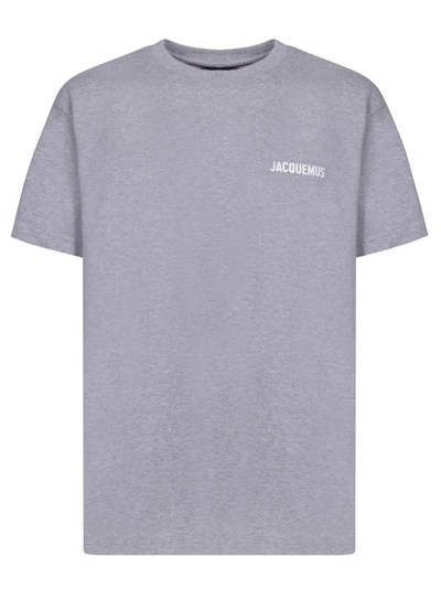 Shop Jacquemus Le T-shirt Grey