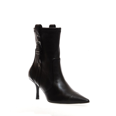 Shop Stuart Weitzman 75mm Heel Black Ankle Boots