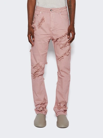 Shop Rick Owens Drkshdw Detroit-cut Jeans In Pink