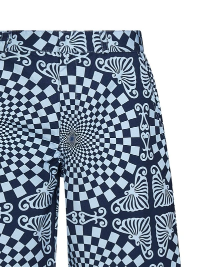 Shop Bluemarble Blue Printed Shorts