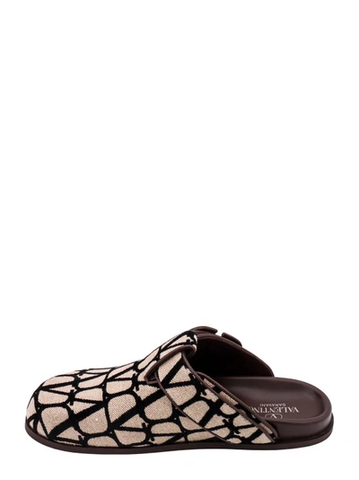 Shop Valentino Toile Iconographe Mule In Brown