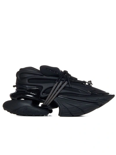 Shop Balmain Black Low-top Sneakers