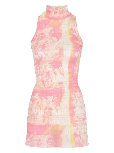 Shop Roberta Einer Body Mini Dress In Pink