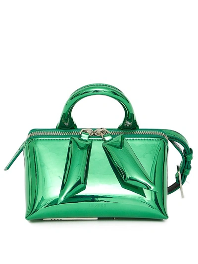 Shop Attico Emerald Green Friday Mini Bag