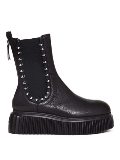 Shop Agl Attilio Giusti Leombruni Iggy Leather Ankle Boot In Black