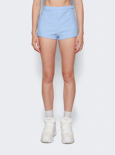 Shop Sporty And Rich X Lacoste Sport Shorts In Blue