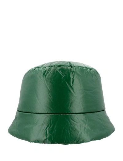 Shop Aspesi Green Bucket Hat