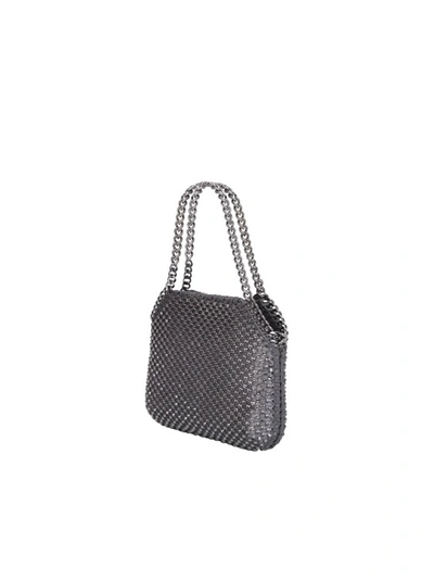 Shop Stella Mccartney Falabella Mini Bag In Grey