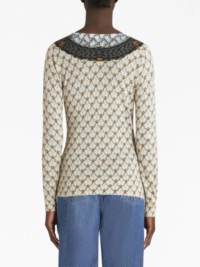 Shop Etro Long-sleeved Sweatshirt In Neutrals
