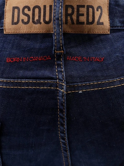 Shop Dsquared2 Destroyed Effect Jeans In Blue