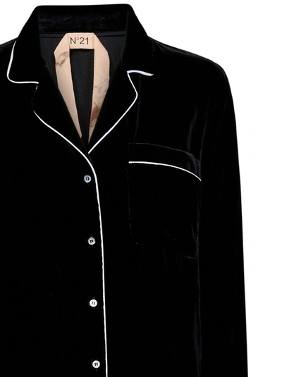Shop N°21 Black Pajama-style Shirt