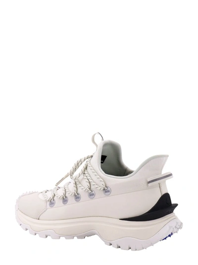 Shop Moncler Stretch Ripstop Sneakers In White