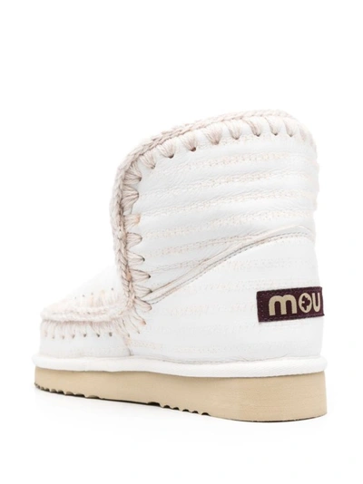 Shop Mou White Ankle Boots