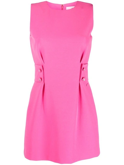 Shop Chiara Ferragni Pink Round Neck Dress
