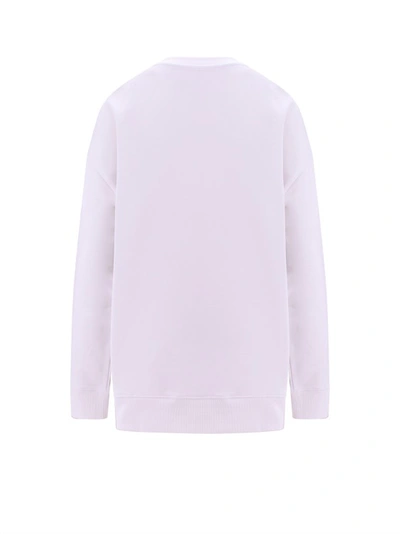 Shop Stella Mccartney Sustainable Cotton Sweatshirt With Frontal Logo In White