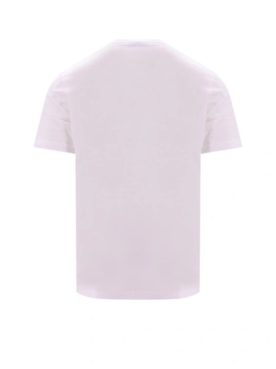 Shop Versace Cotton T-shirt With Maxi Logo Medusa On The Front In White