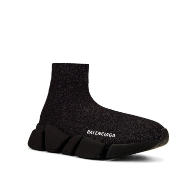 Shop Balenciaga Speed 2.0 Lt Sock Sneakers In Black