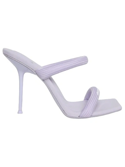 Shop Alexander Wang Julie Nylon Sandal In Purple