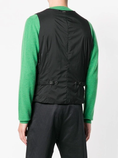 Shop Herno Black Padded Vest