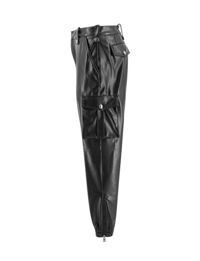 Shop Ermanno Scervino Black Cargo Trousers