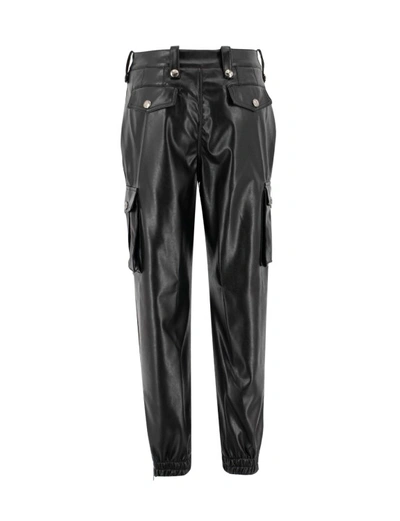 Ermanno Scervino Black Cargo Trousers In Black